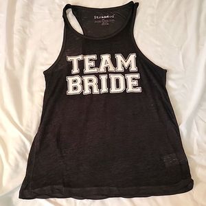 Team Bride muscle tee size M